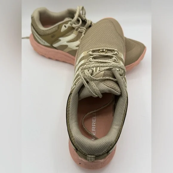 Merrell Women's Beige and Coral Athletic Shoes - Picture 10 of 10